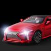 1/32 Alloy Diecast Car Toy LEXUS LC500 Sports Car Metal Model Simulation with Pull Back Sound and Light Collection Children Gift