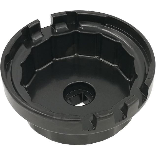 LIAMTU Aluminum Cup Wrench For Removing Toyota Oil Filter Caps, 64Mm Flute, Fits 2.5L To 5.7L Engines, Black : Automotive