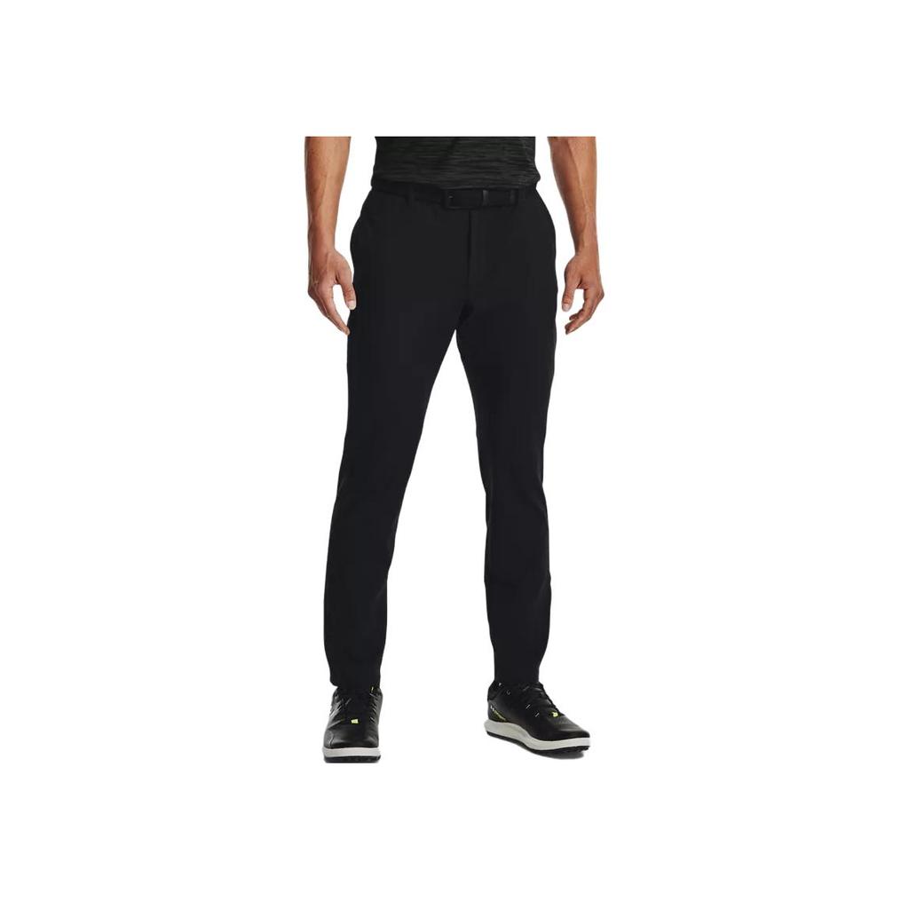 Under Armour Drive Chill Solid Breathable Golf Tapered Knit Pants Men pants Black 1369999-001