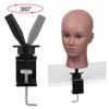 Justerbare verktøy Bordklemme Hårtilbehør Parykkhodeholder Parykkhodestativ Parykkstativ