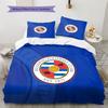 Reading FC Pattern Bedding Quilt Set  Home Decoration  Gift (1 * duvet cover + 2 * pillowcase  without core)