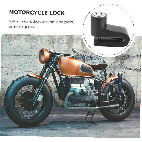 BESPORTBLE 1pc Disc Brake Lock Brake Lock Disc Brake Lock for Motorcycle Wheel - Alarm Aluminum Alloy Scooter