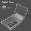 Transparent TPU Case for Samsung Galaxy S24 Ultra S23 FE S22 Plus A55 M55 5G Protective Cover Shockproof Bumper Coque Fundas