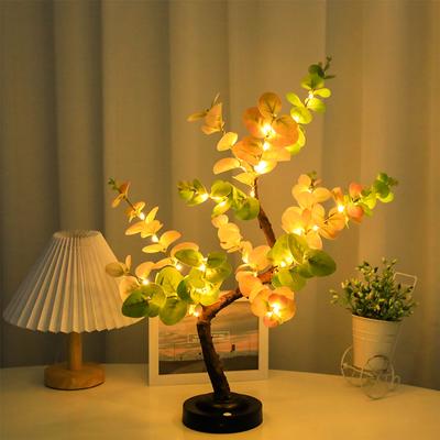 1Pc LED Tree Lights,Bonsai Lamp,Table Light,Adjustable Branches,Summer Illuminated,Home Lighting,for Bedring,E-sport,Study Room,Deco