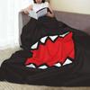 Domo Kun Doll Face  Blanket Fleece Sofa Throw Blanket Lightweight for Couch Bedding Travel Throws Bedspread Quilt