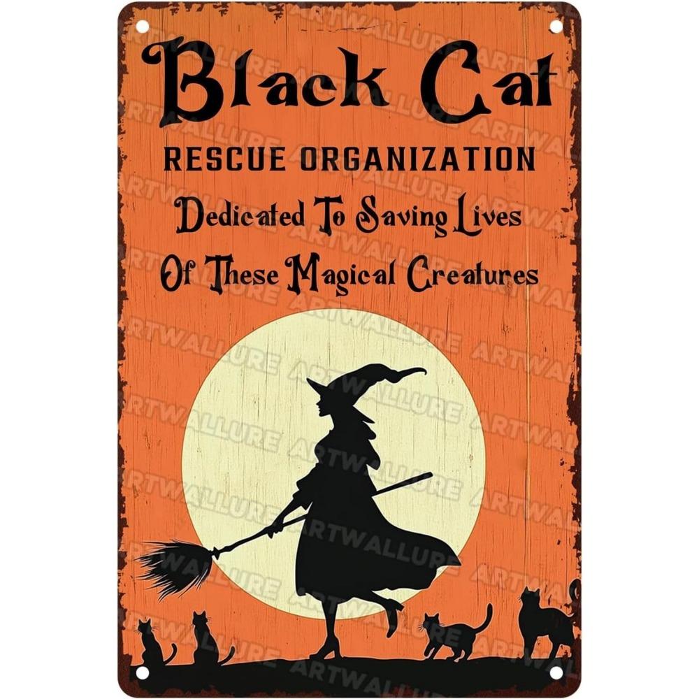 Halloween Poster On the Wall, Metal Plaque 20x30cm