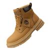 Men's Ankle Boots 2025 Winter Classic British Yellow Boots Platform Lace-up Short Botas Outdoor Anti-slip Working Shoes for Men