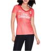 adidas Maglia da calcio a maniche corte semplice con scollo a V e stampa logo Real Madrid 2018-19, top da donna DP5448