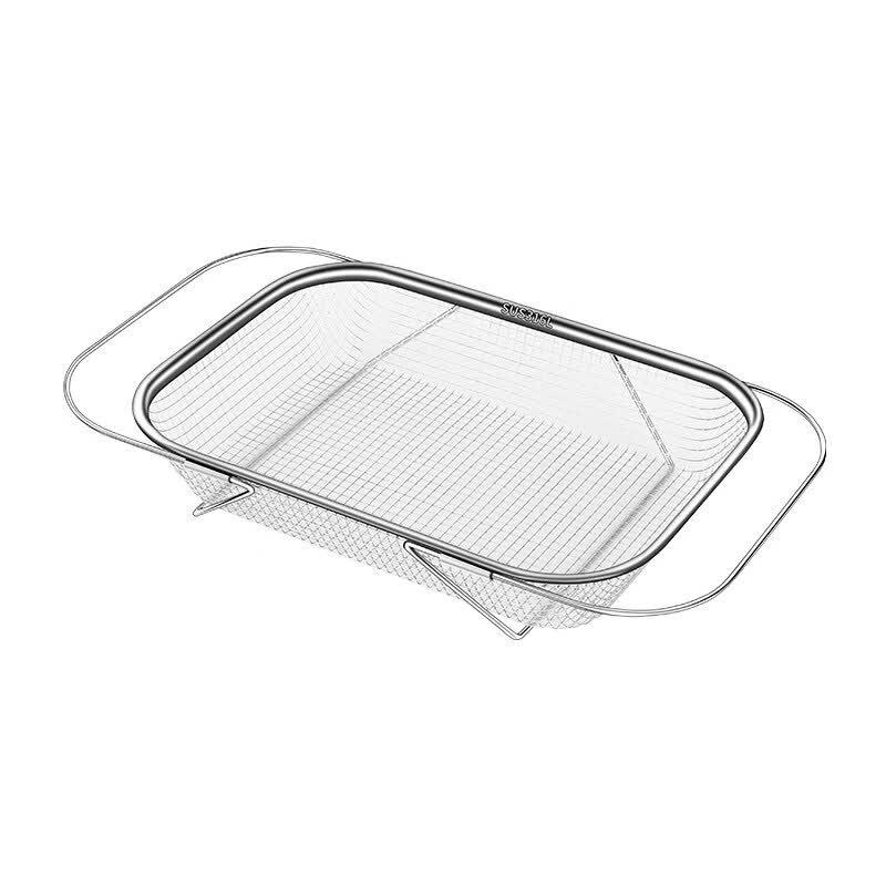 316 Stainless Steel Square Sink Colander Draining Basket