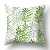 Watercolor Plant Leaf Print Pillow Cover Home Decoration Living Room Sofa Cushion Cover Bedroom Room Decoration 45x45cm