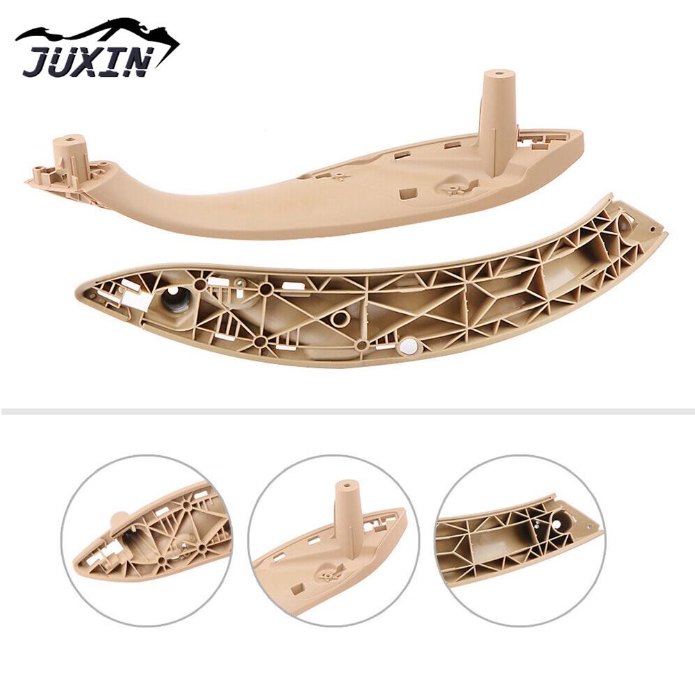 2PCS Fit For BMW F30 F80 F31 F32 F34 F80 Front Left & Right Inner Trim Door Pull Handle Beige 51417279315