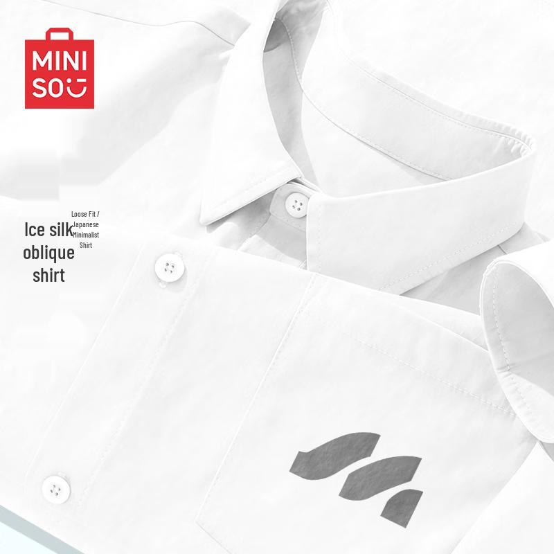MINISO Men s Ice Silk Long-Sleeve Shirt XL
