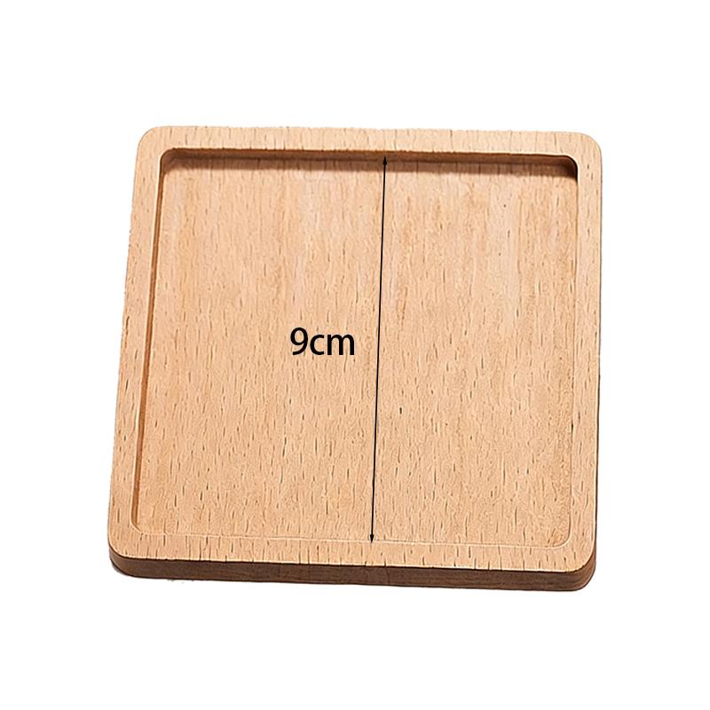 Wooden Coasters for Drinks Bottom for Drinking Cup Tea Coasters for Coffee Bottom for Pussy Cup Coaster Wood