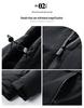 Men's Business Casual Down Jacket with Detachable Hood - Graphene Insulated, Thick Padded Cotton Coat for Winter