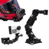 1pc Motorcycle Helmet Mount Curved Adhesive Arm for Action Camera Accessories Pemasangan Dagu Helm Sepeda Motor