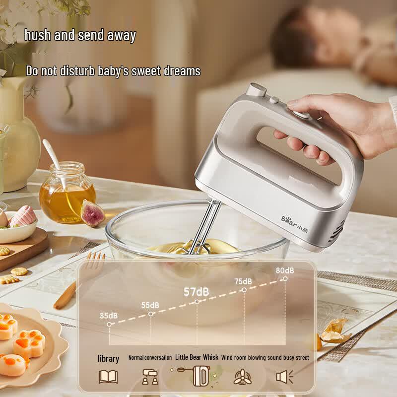 BEAR Electric Handheld Mixer CN Plug (adapter Included)