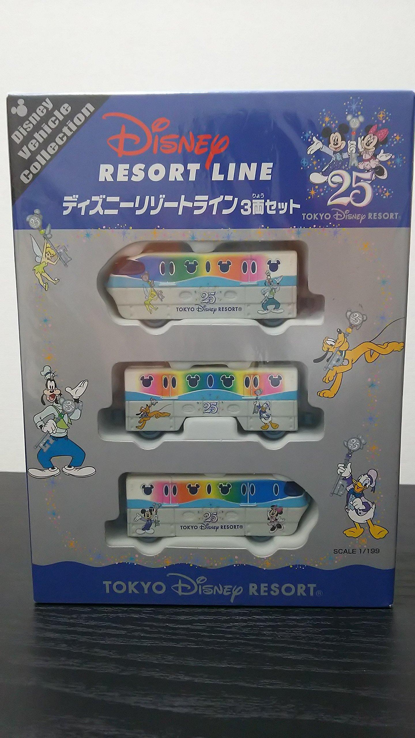 

TOMY Tomica [Original Tomica] Disney Resort Line 25th Anniversary 3-Car Set Tokyo Disney Resort Limited Disney Vehicle Collection