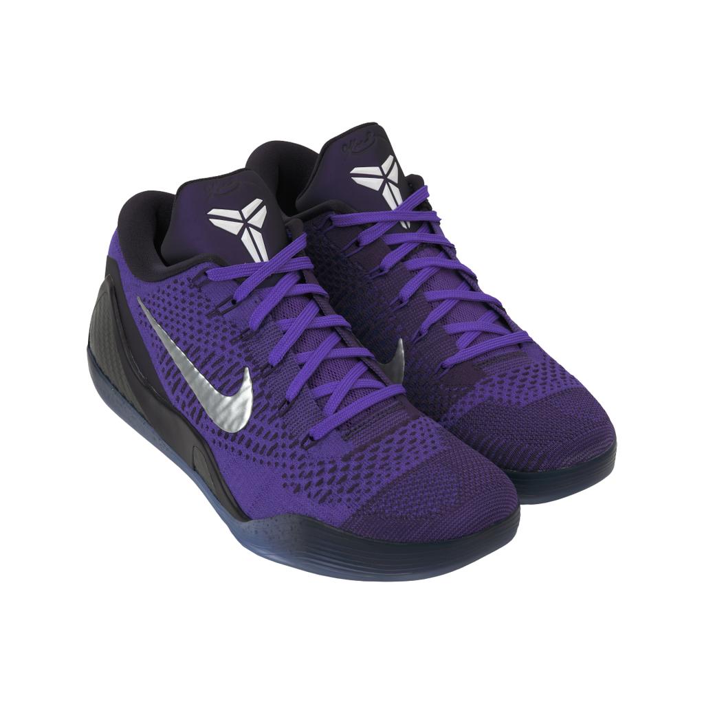 Nike Kobe 9 Elite Low Protro Moonwalker 2025 Unisex Sneakers Purple Hyper-Grape White IM0465-500