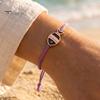 Bohemian Fish Charm Bracelet Colorful Small Handmade Braided Bracelet, Boho Cute Woven Adjustable String Summer Beach Wristband for Women Men