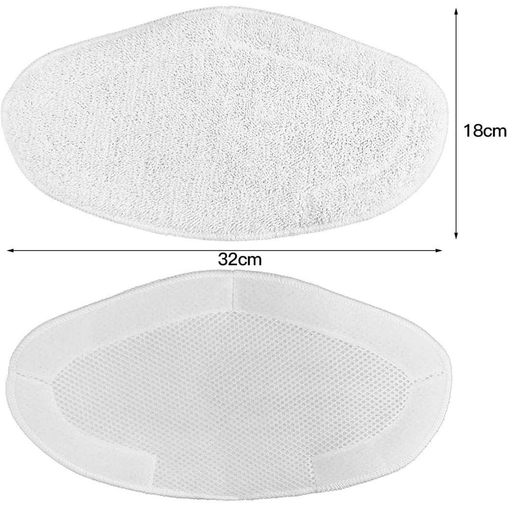 Microfibre Mop Pads for Polti Vaporetto Smart 35_Mop, Smart 40_Mop, Smart 100, SV400_Hygiene, SV400_DOUBLE, SV450, PAEU0332