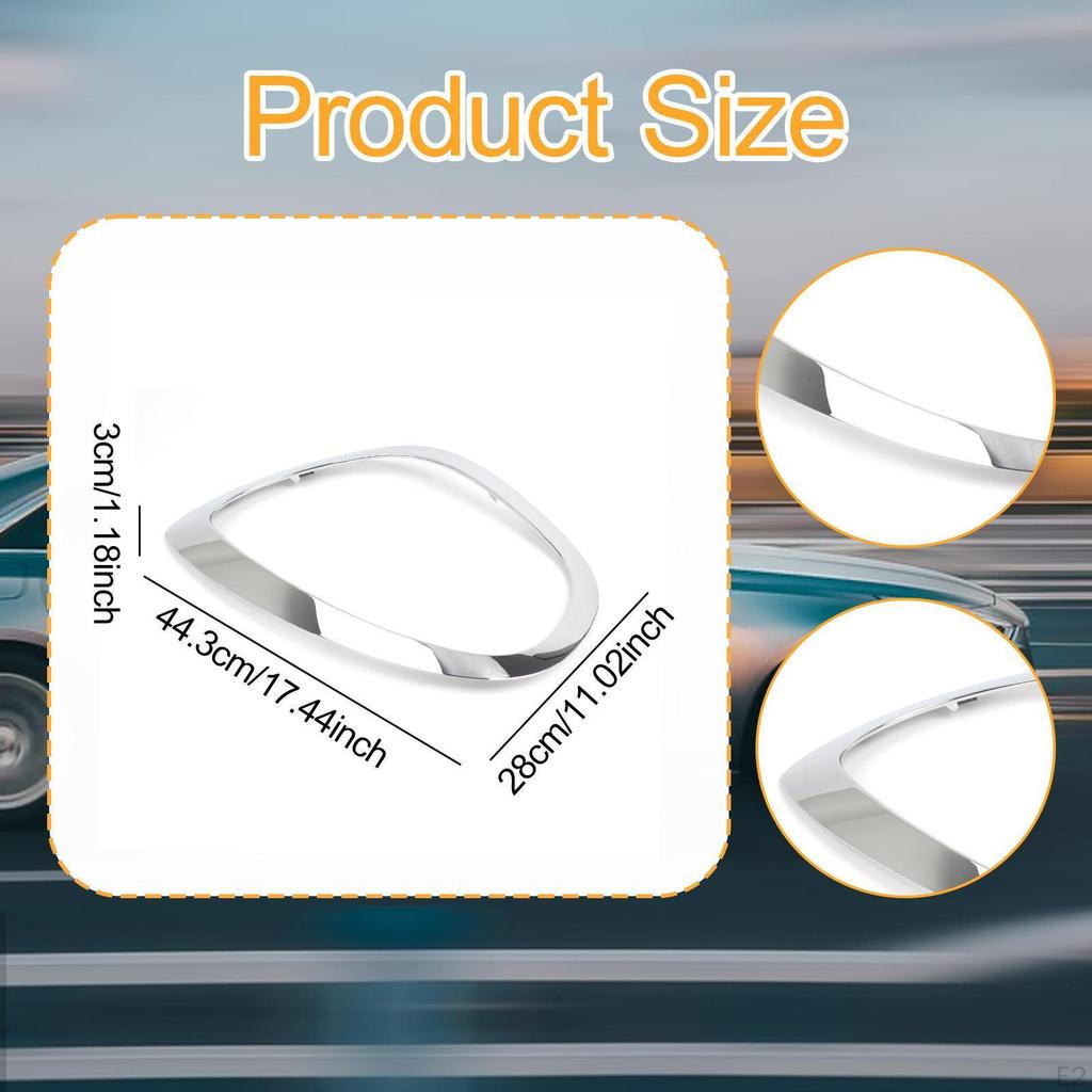 Headlight Bezel 51137388117,Replacement,Easy Installation,Assembly Left Side Professional for SE