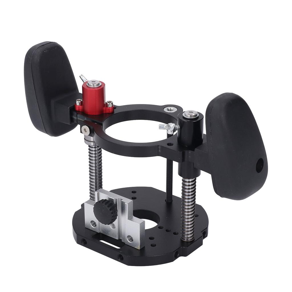 Router Lift System 63.5-65mm Adjustable Aluminium Alloy Router Table Lifting System Base for Woodwor