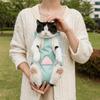 Durable Hands Free Pet Chest Bag Adjustable Straps Comfortable Pet Backpack Soft Breathable Cat Carrier Bag Outdoor Use