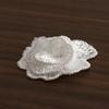 10Pcs/Set Black White 3D Flower Water-Soluble Embroidered Patch Handmade DIY Wedding Dress Sewing Applique Craft