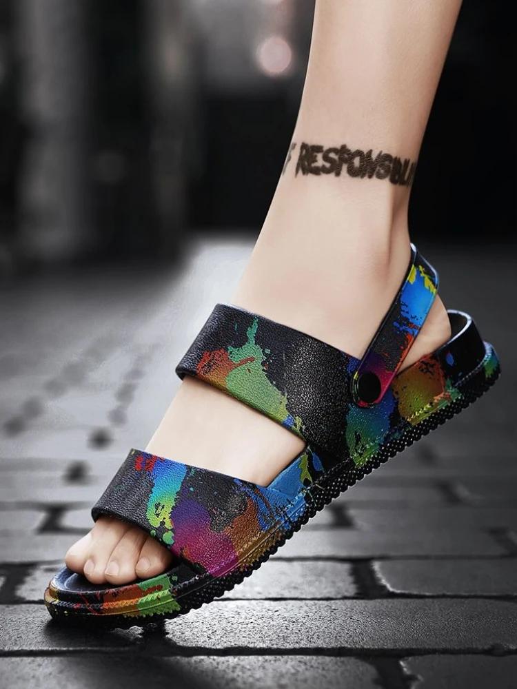 With Platform Men's Sandal Height High Quality Breathable Summer Sale Japanese Cheap Liquidation 2026 Styles Stylish Male Shoe