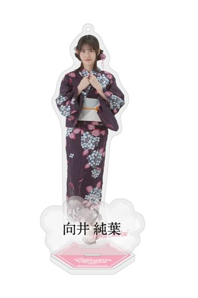 [Sakurazaka46] Acrylic Stand Keychain 2025 Yukata - Junha Mukai