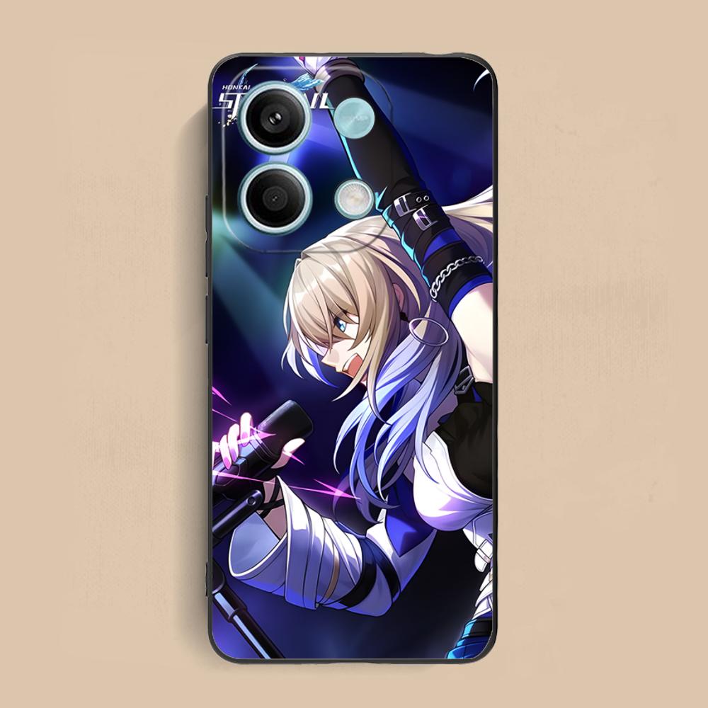 HSR Serval Matte TPU Mobile Phone Case for Xiaomi Redmi Note 14 13 12 11 S Pro Plus 4G 5G Colorful Printing Cover