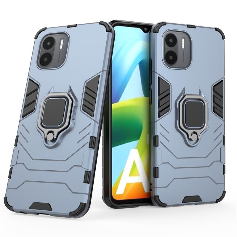 

For Redmi A2 Case Cover Xiaomi Redmi A2 Capas Shockproof Phone Bumper PC Back Magnetic Metal Holder Cover Redmi A 2 A1 A2 Fundas For Redmi A2