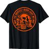 May The Bridges I Burn Light My Way Skull Gothic On Back T-Shirt