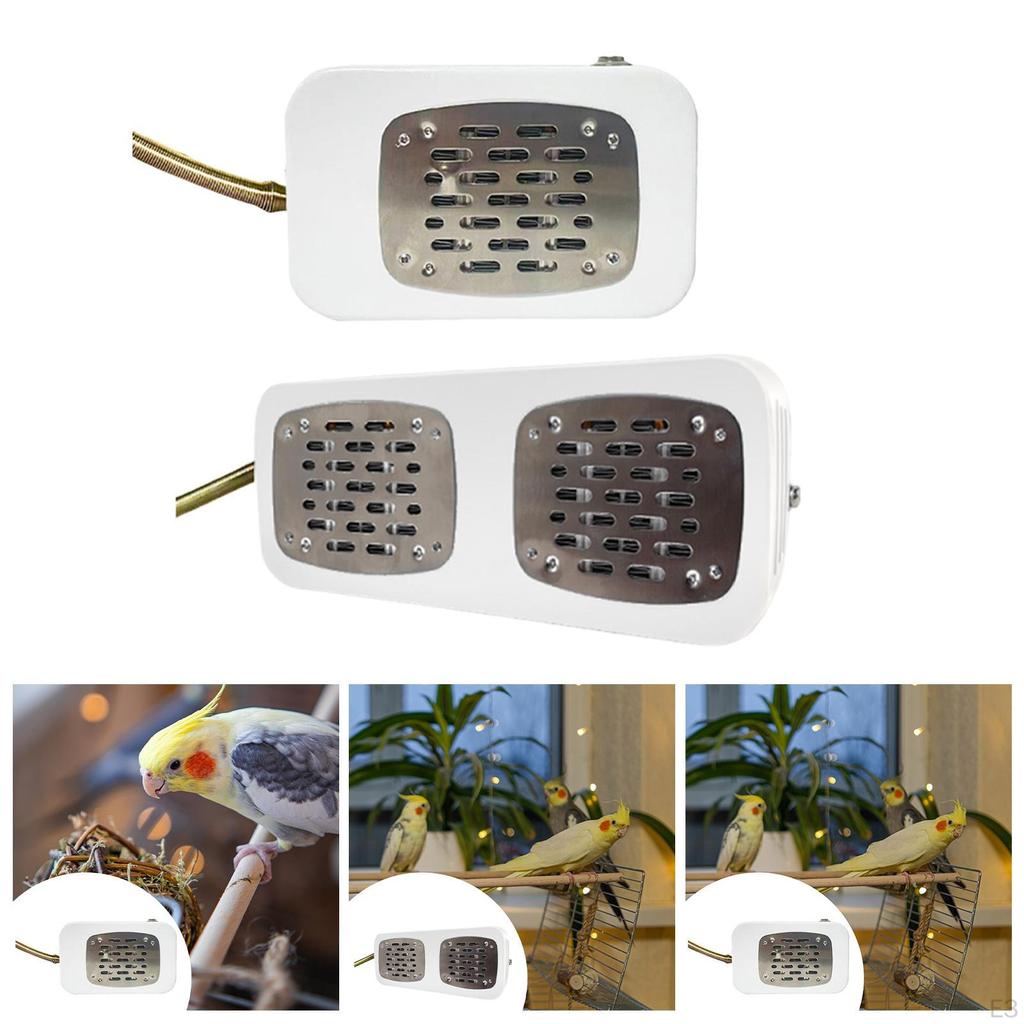 Bird Heater for Cage Small Pet Warming Device Parakeets Parrots Supplies S