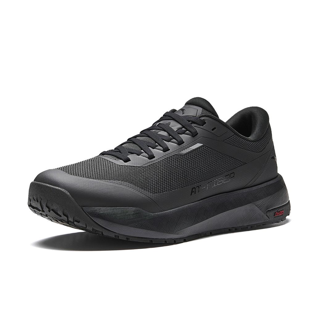 Anta Wear resistant And Lightweight Low top Casual City Commuting Running Shoes Men's Basic Black 912615556-2