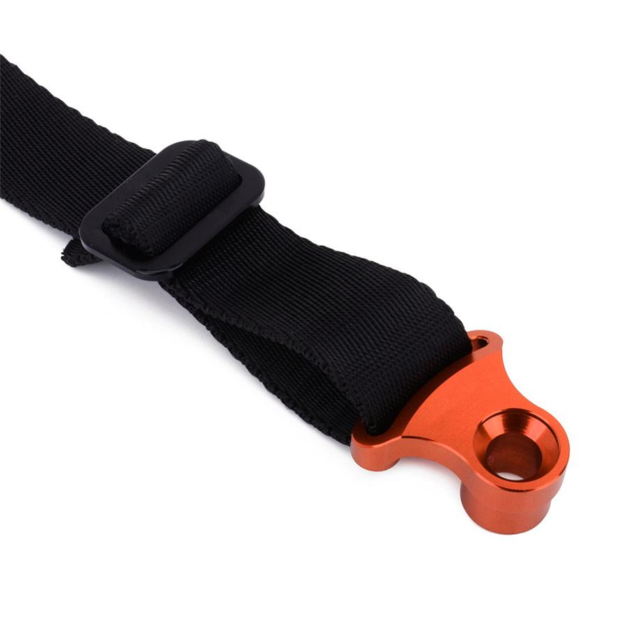 1x Universal CNC Adjustable Motocycle Rear Rescue Pull Bundle Belt Draw Leashes