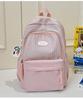 Schoolbag Sweet Japanese Literary Plaid Backpack Korean Version Middle and High School Student Computer School Bag Casual Lightweight Versatile 