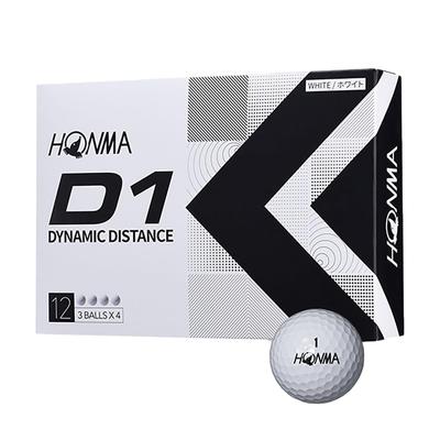 Honma Golf Topu D1 BT2201 2 Parça Yumuşak İyonomer Uçuş Sistemi Mesafe Golf Topu 1 Düzine 12 Top Maliyet Performans Honma Golf Honma D-1