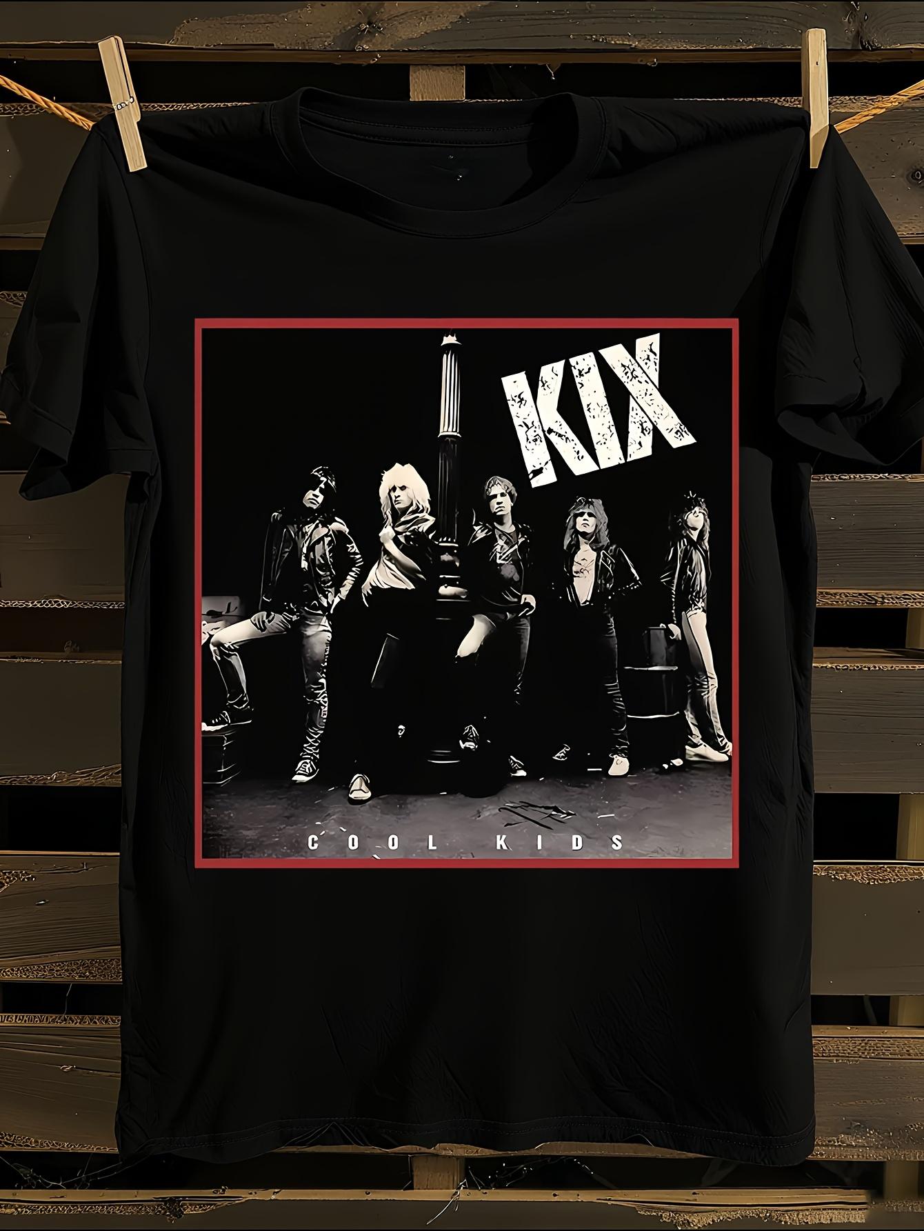 Kix Band Logo Members Print Tshirt XXXXL