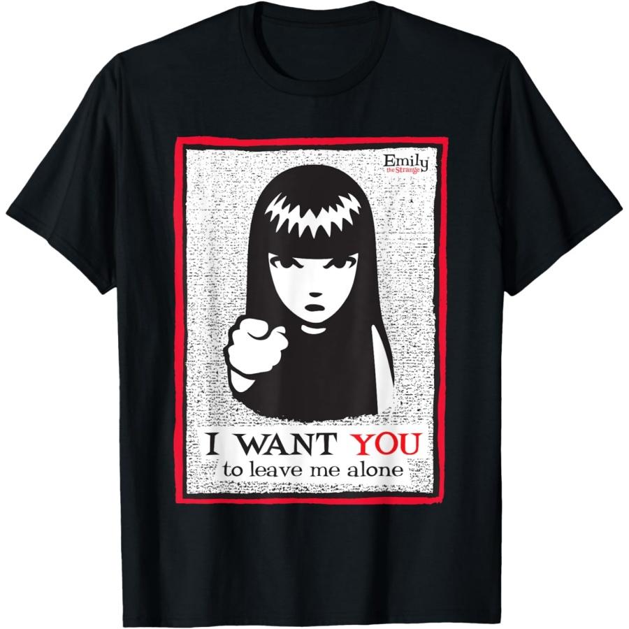Футболка Emily The Strange Я хочу, чтобы ты оставил меня в покое(1) S чёрный