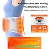 Electric Heat Pad Electric Lumbar Massage Belt Hot Compress Lumbar Brace Therapy Waistband Heat Waist with Vibration Massage