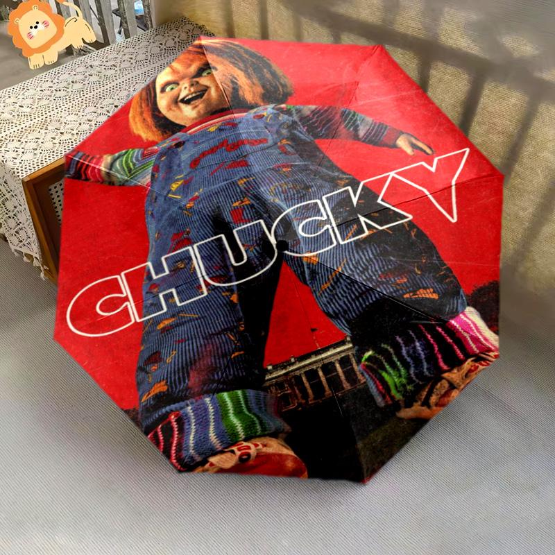 Chucky's Deadly Return Folding umbrella Umbrella Suitable for all seasons travel Umbrella Gift