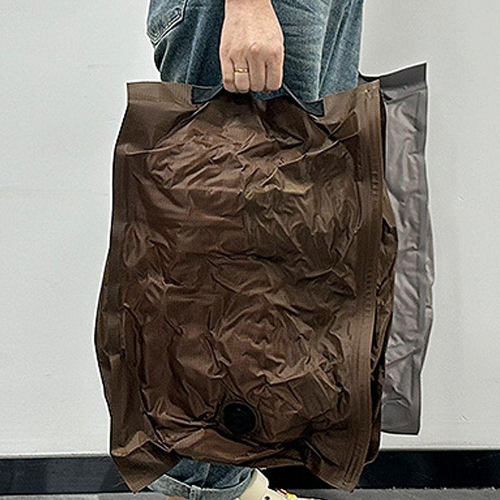 Large Capacity Vacuum Storage Bags Waterproof Hand Roll-Up Travel Packing Bags Dustproof Moisture-proof Suitcase Garment Cube