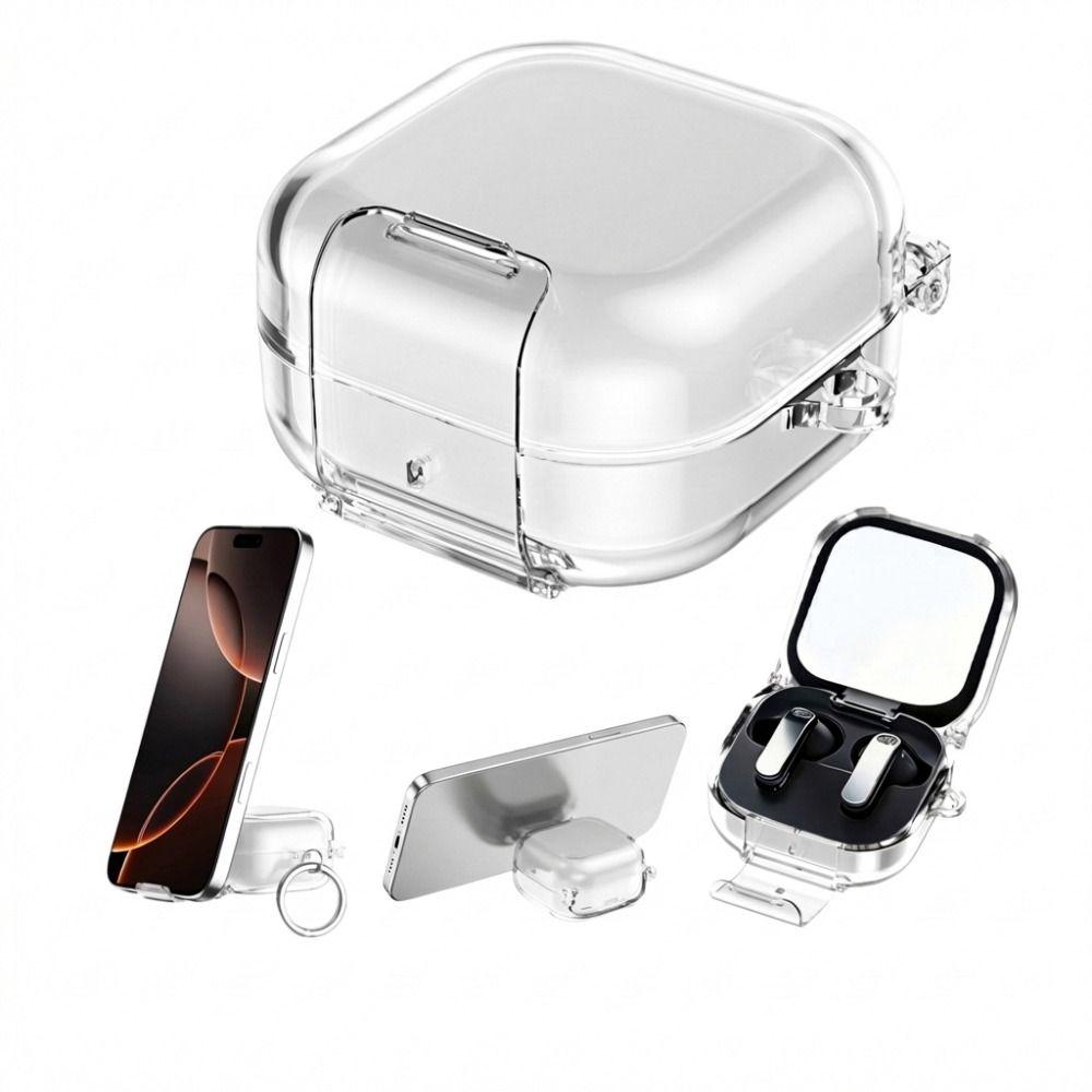 Full Cover Shell Protective Case Transparent Earbuds Cover for Samsung Galaxy Buds4/4pro Travel