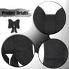Bow Pillow Back Cushion Sofa Throw for Bedroom Office Holiday
