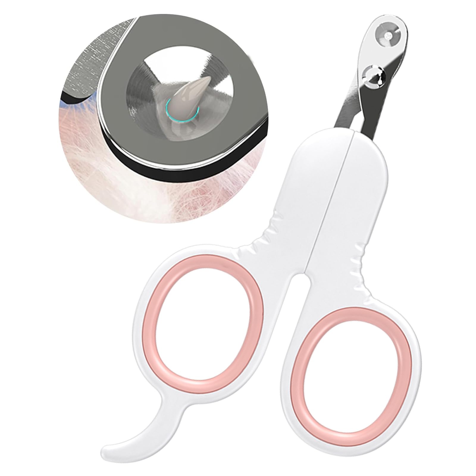 

Круглые когти для кошек ZEWZE Pet Nail для предотвращения небольших круглых легко поставляются с легкими кусачками, кусачками, отверстиями, перерезанием, для начинающих, кошек, собак, кроликов, розовый