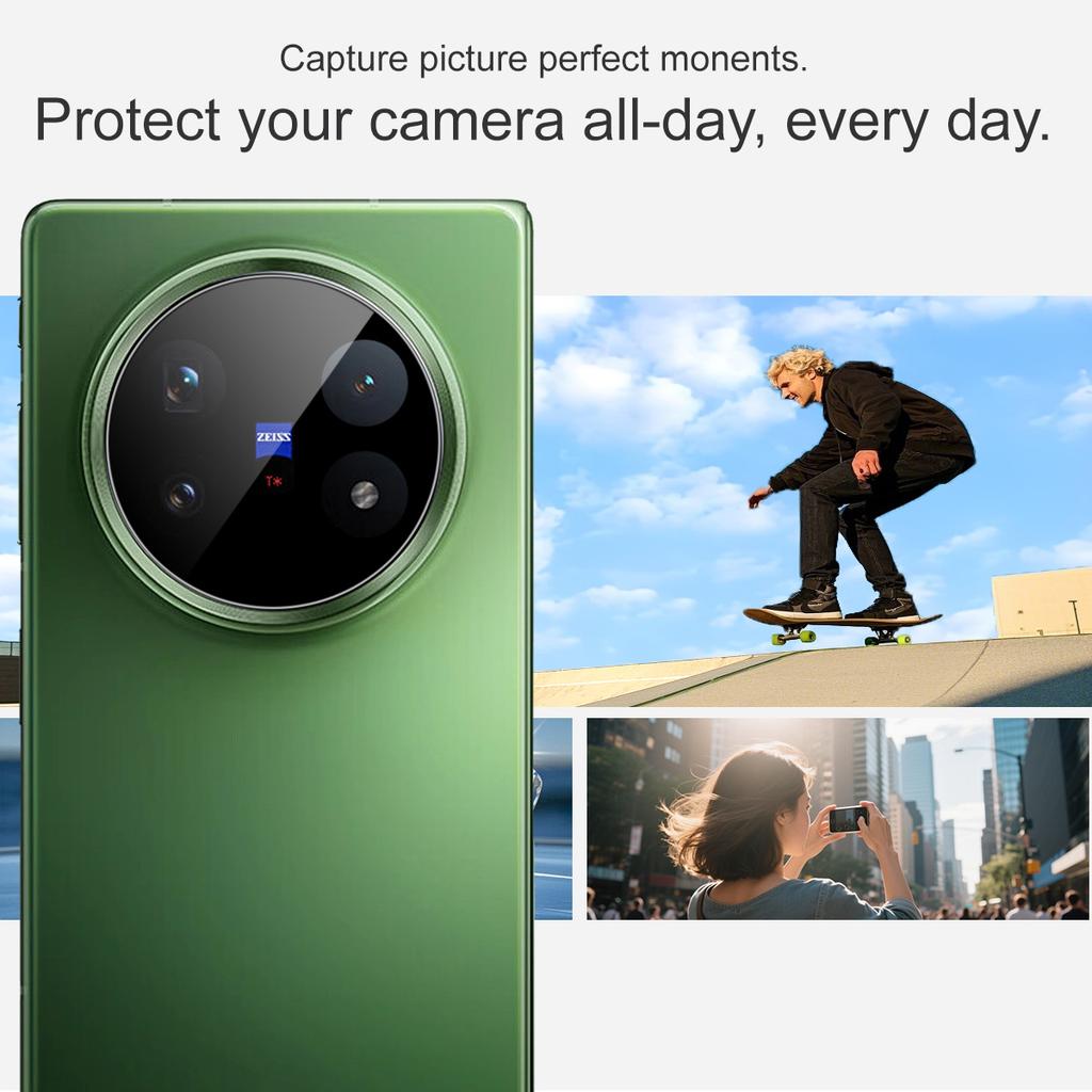 For Vivo X Fold5 5G Glass IMAK High Definition Glass Lens Film Black Version