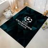 UEFA Champions League Logo-themed Rug Non-slip Rug Suitable for Living Room and Bedroom Sofas