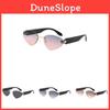 Triangular Frameless Sunglasses For Men Women With Uv400 Protection Stylish Cateye Design For Outdoor Travel