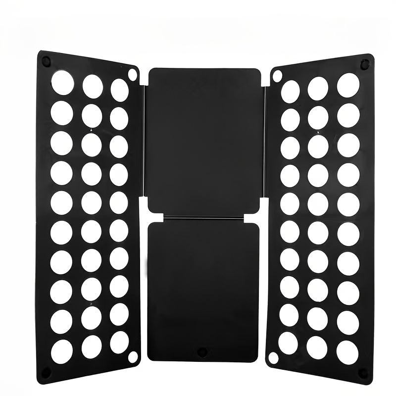 

Синий пластиковый органайзер-папка для рубашек и футболок с несколькими отделениями - 26,16x22,61x3,05 см Компактная доска для складывания одежды для гардероба чёрный